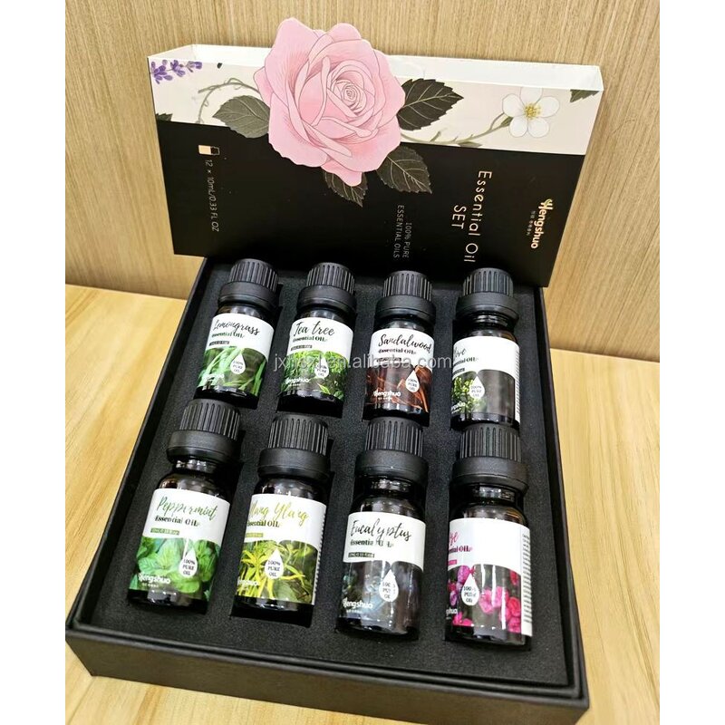 Lavender Essential Oil Set Manufacturer - HENG SHUO 10ml 100% Pure Natural Organic Aromatherapy Moisturizer