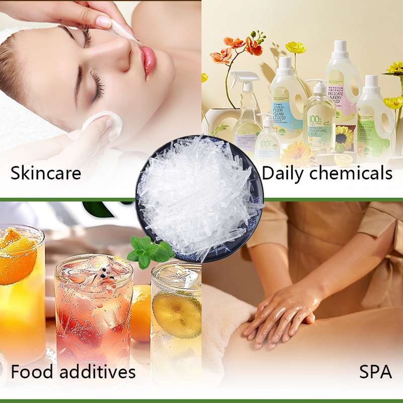 Menthol Crystal Manufacturer - High Quality Food Grade Natural Ideal for Toothpaste Skin Care