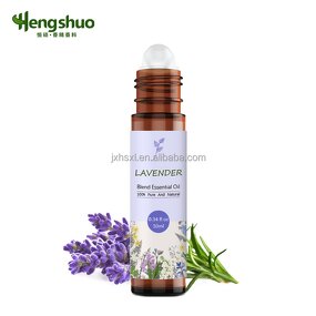 Body Oil Manufacturer - Popular New Arrival 10ml Natural Lavender Rosemary Castor Fresh Ginger Roll-on