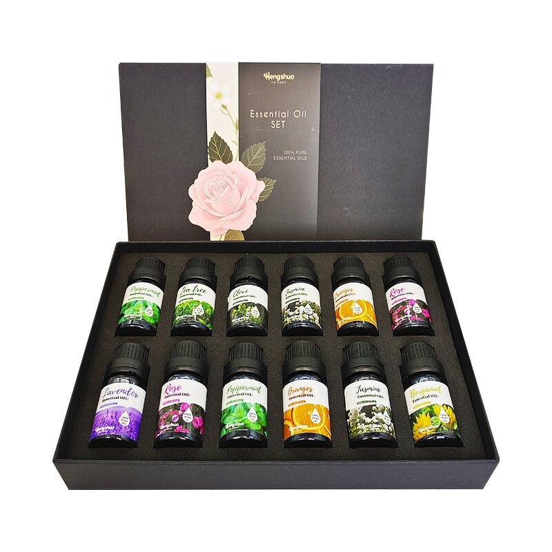 Essential Oil Set Manufacturer - Private Label 100% Pure Organic Aroma Oil Top 8 for Candle Making