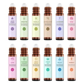 Essential Oil Manufacturer - Aroma Collection 10ml Organic Cosmetic Grade Pure Natural Lavender Mint Rose