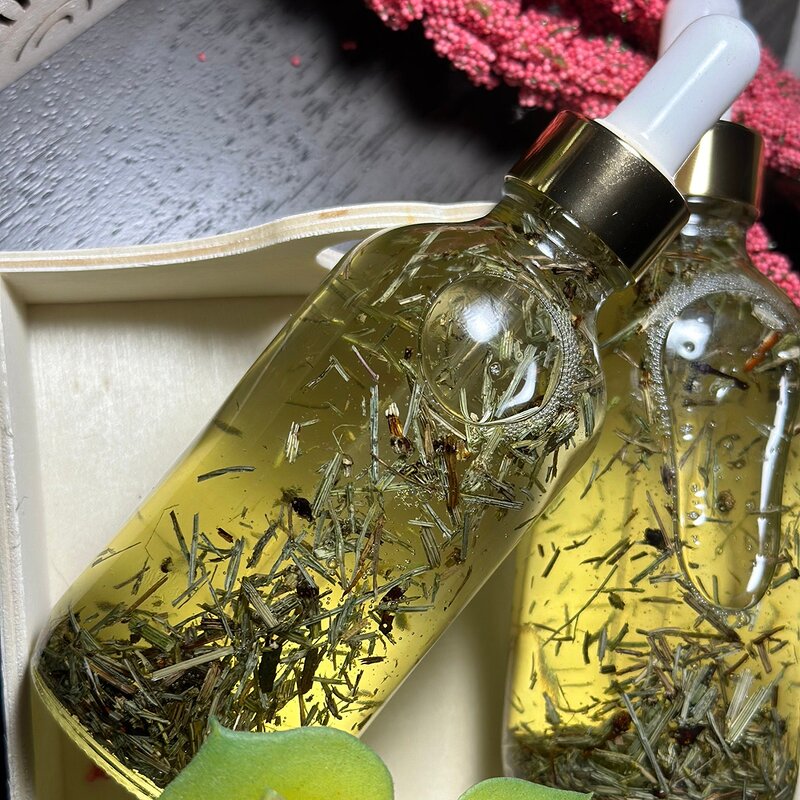 Scalp Care Serum Manufacturer - Private Label Organic Rosemary Castor Mint Oil for Hair Growth