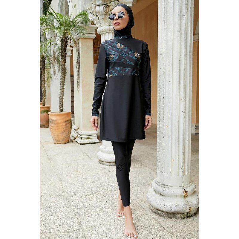 Swimwear Manufacturer - 3pcs Full Cover Modest Hijab Muslim for Women Plus Size