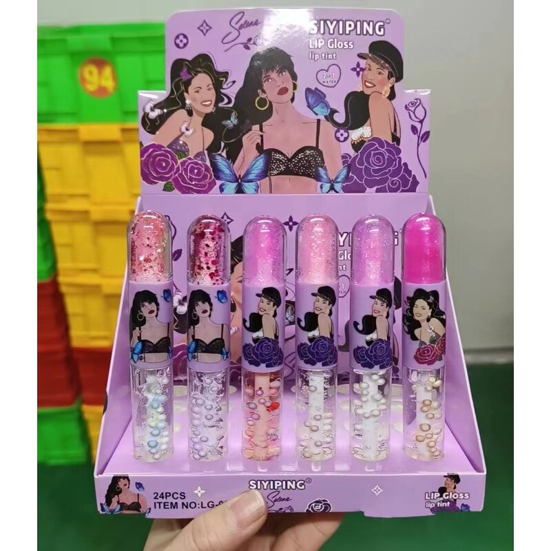 Lip Gloss Manufacturer - Vendor Vegan Clear Pink Selena Lip Tint Set Kit