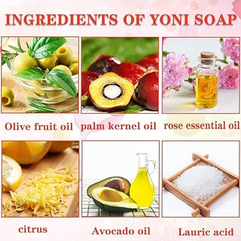 Soap Manufacturer - Private Label Organic Yoni Handmade Rose Feminine Hygiene Natural Floral