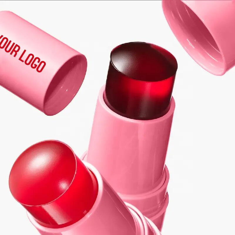 Blush Stick Manufacturer - OEM Make up Cooling Water Pink Jelly Tint Blusher Lip Gloss & Private Label