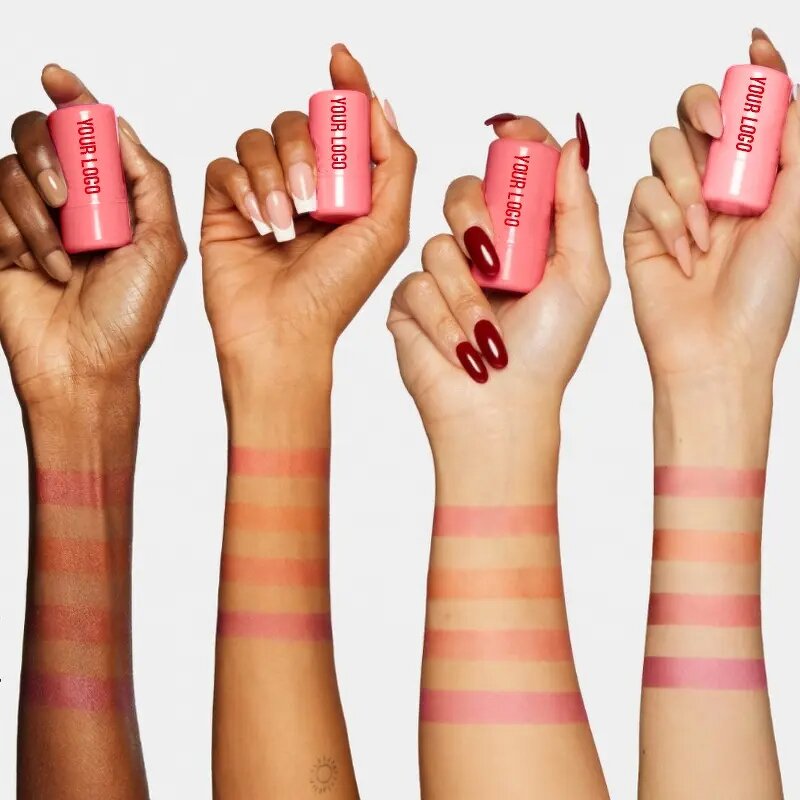 Blush Stick Manufacturer - OEM Make up Cooling Water Pink Jelly Tint Blusher Lip Gloss & Private Label