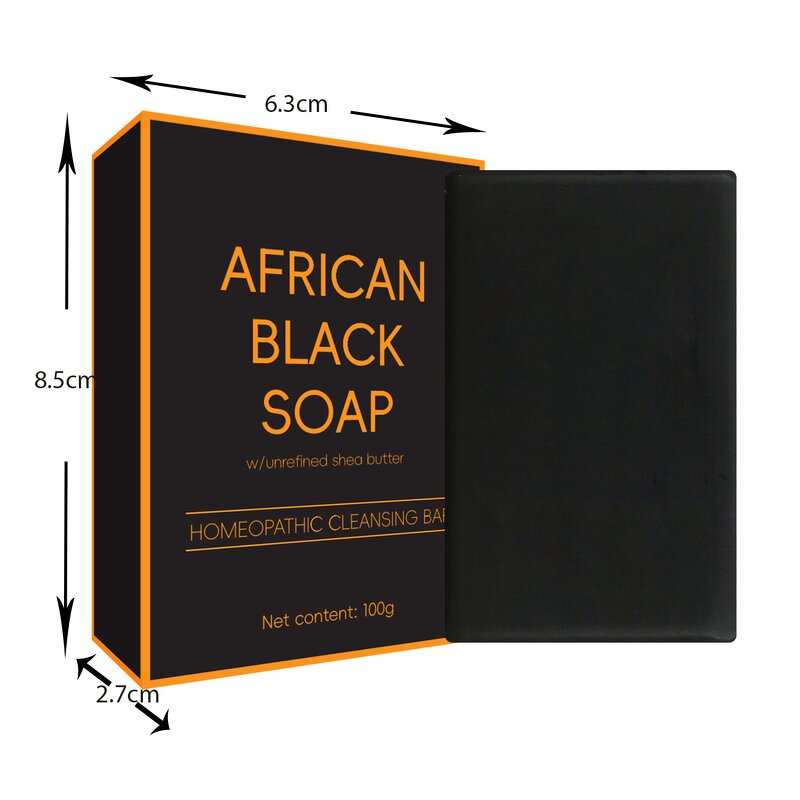 Soap Bar Manufacturer - African Black Organic Shea Butter Facial Body Cleanser Wholesale