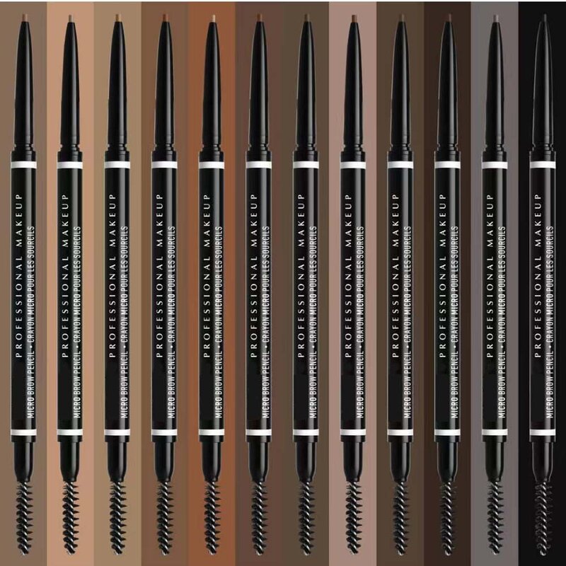 Eyebrow Pencil Manufacturer - Long Lasting Vegan Thin Slim Microblading Powder Custom
