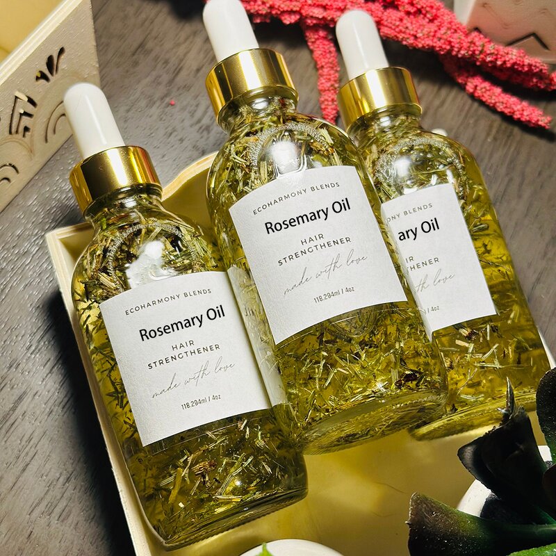 Scalp Care Serum Manufacturer - Private Label Organic Rosemary Castor Mint Oil for Hair Growth