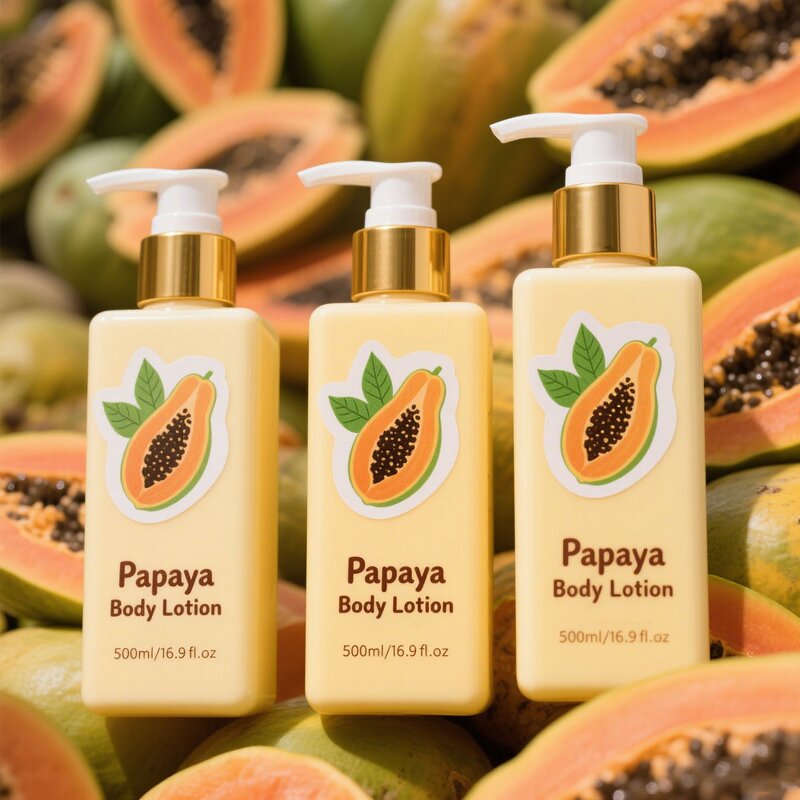 Body Lotion Manufacturer - Papaya for Skin Whitening Moisturizing Dark Spots Remover 500ml