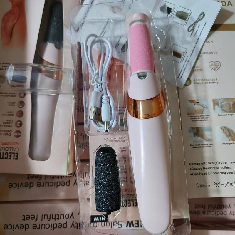 Foot Callus Remover Manufacturer - Electric Rechargeable Pedicure Tool for Cracked Heels