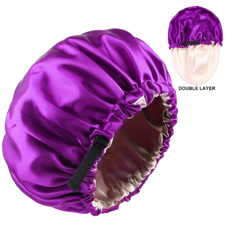 Satin Bonnet Manufacturer - Wholesale High-Quality Adjustable Elastic Band Sleep Cap