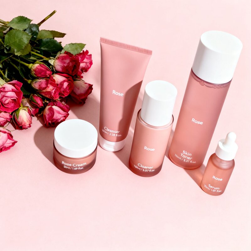 Skincare Set Manufacturer - Hot selling Moisturizing Korean Collagen Rose Watermelon with Niacinamide