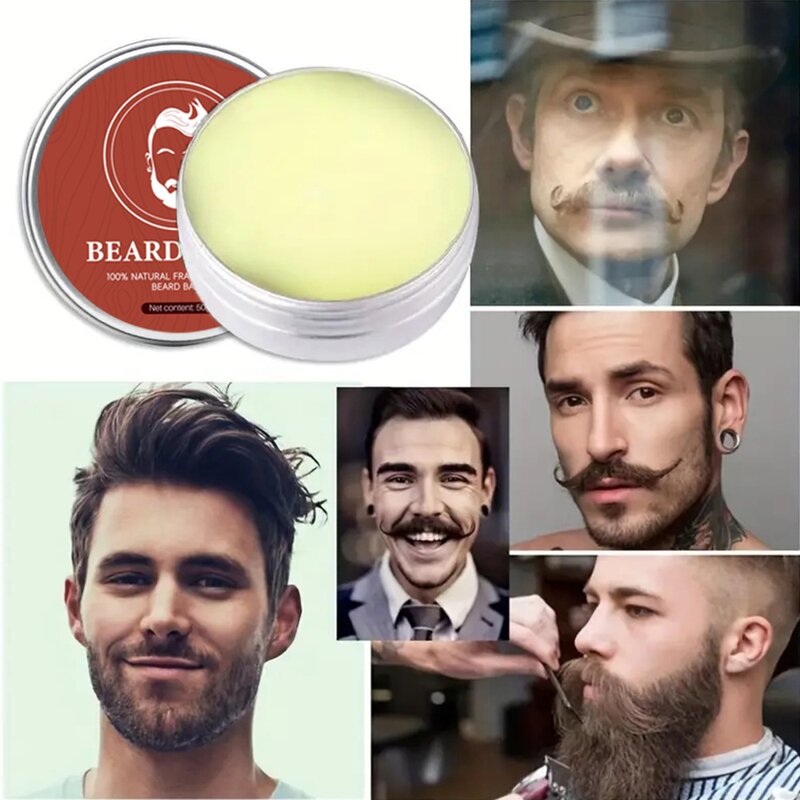 Beard Cream Manufacturer - Men's Leave-in Natural Conditioner Styling Balm Mustache Care