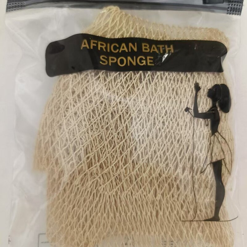 Exfoliating Sponge Manufacturer - Long African Real Sapo Mesh Cloth for Dead Skin Removal