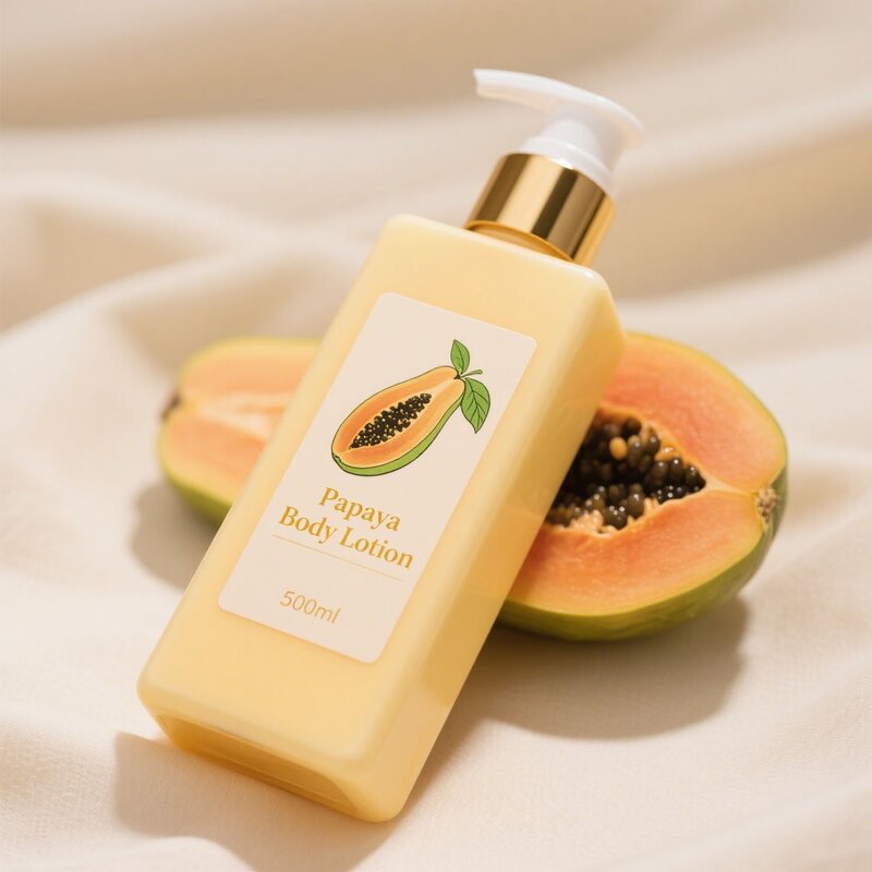 Body Lotion Manufacturer - Papaya Whitening for African Women Glowing Hydrating with Natural Extracts