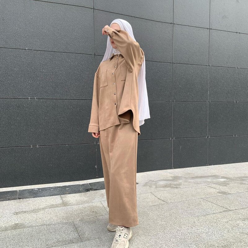 Pant Sets Manufacturer - Ladies Casual Muslim Sportswear Women's Loose Trousers