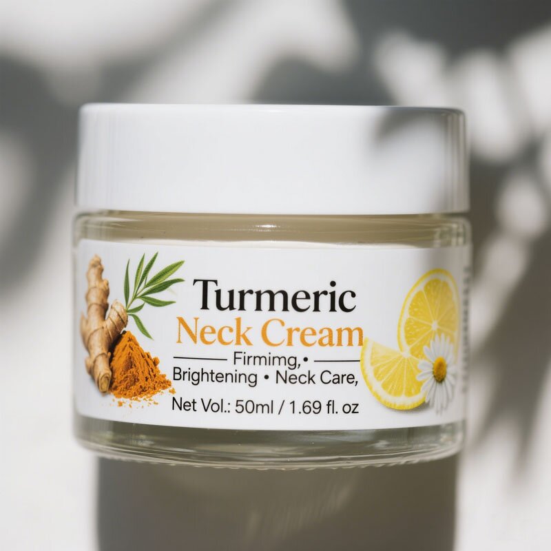 Neck Cream Manufacturer - Turmeric Kojic Acid Firming Brightening Anti-Aging for Neck Face