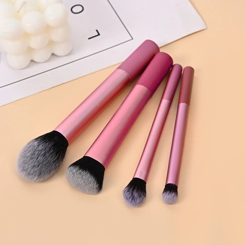 Makeup Brushes Set Manufacturer - High Quality Synthetic Pink Private Label with case