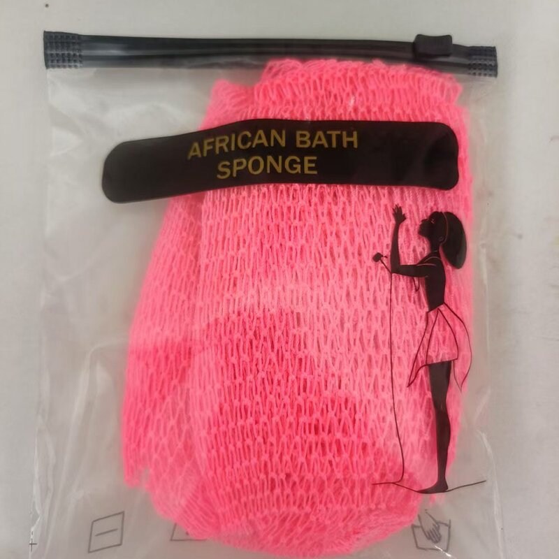 Body Scrubber Manufacturer - African Net Extra Long Nylon Mesh Sponge for Shower