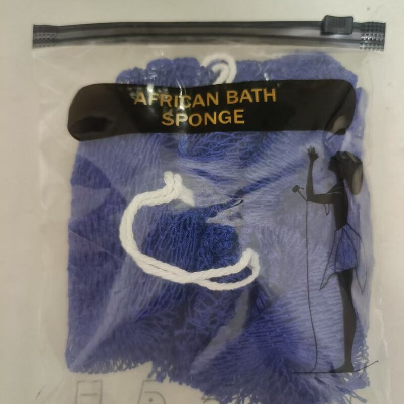Exfoliating Sponge Manufacturer - Long African Real Sapo Mesh Cloth for Dead Skin Removal