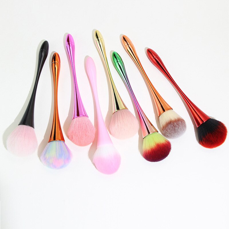 Makeup Brushes Manufacturer - Custom Logo Nylon Fiber Professional Loose Powder Hair Brush