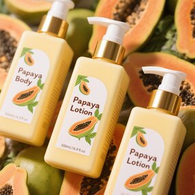 Body Lotion Manufacturer - Papaya for Skin Whitening Moisturizing Dark Spots Remover 500ml