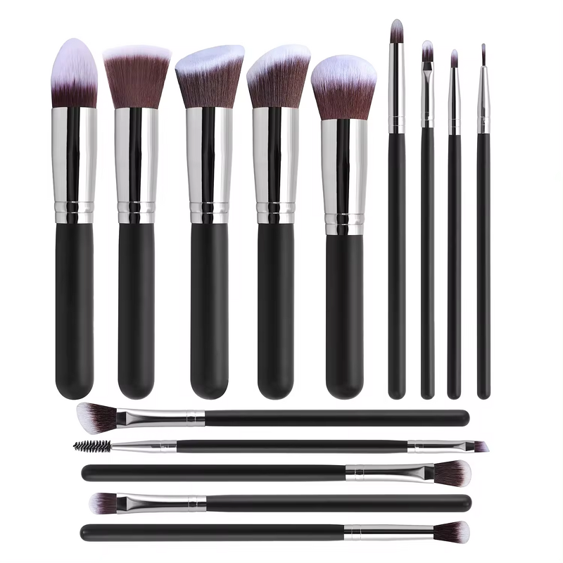 Makeup Brushes Set Manufacturer - 14PCS With Sponge And Holder Foundation Concealer Eyeshadow