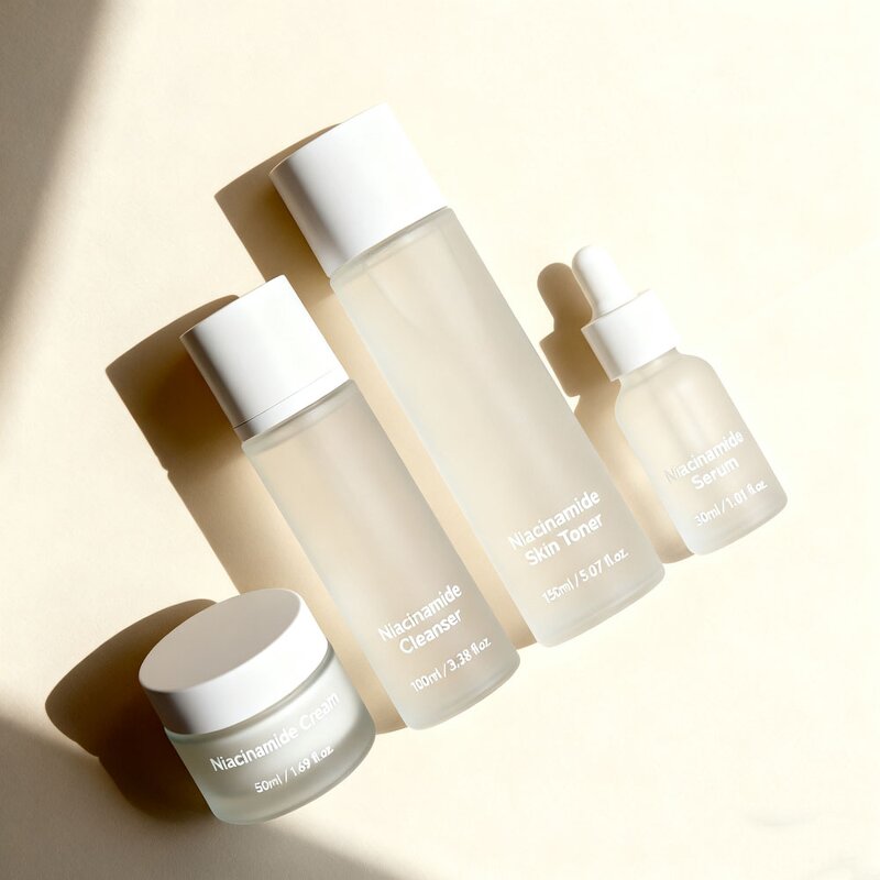 Skincare Set Manufacturer - Private Label Niacinamide Brightening Hydrating Anti-Aging Face Kit