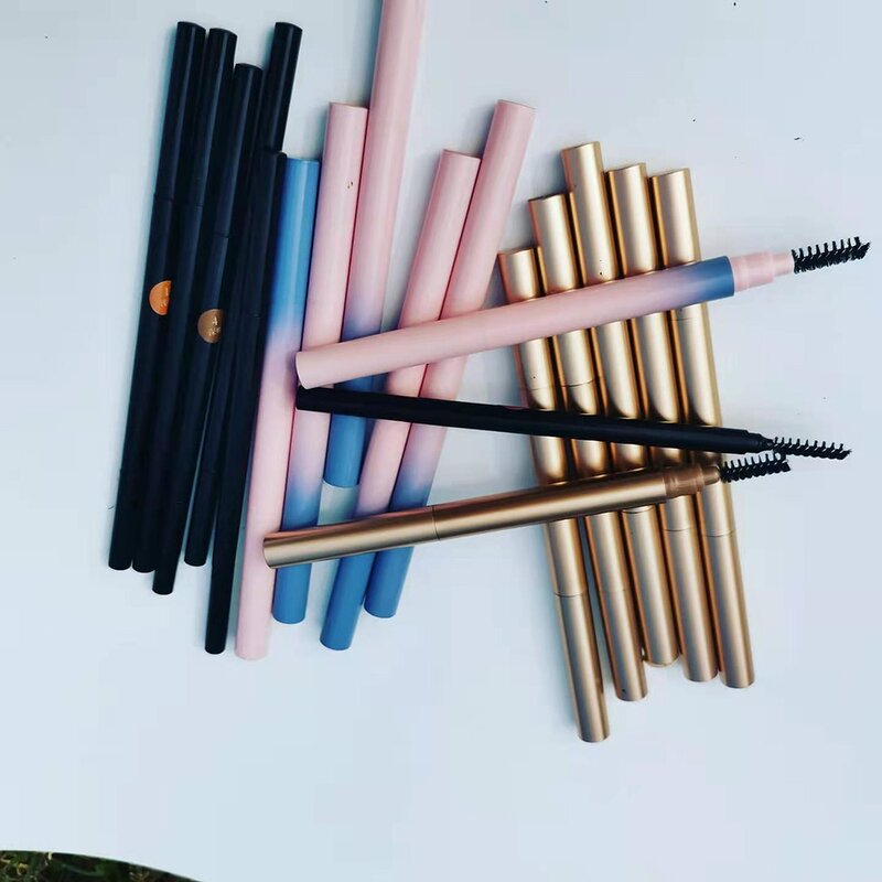 Eyebrow Pencil Manufacturer - Waterproof Long Lasting Mineral Black Dark Brown Micro Pen