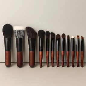 Makeup Brushes Set Manufacturer - 12Pcs Premium Synthetic Foundation Powder Concealer with Travel Bag