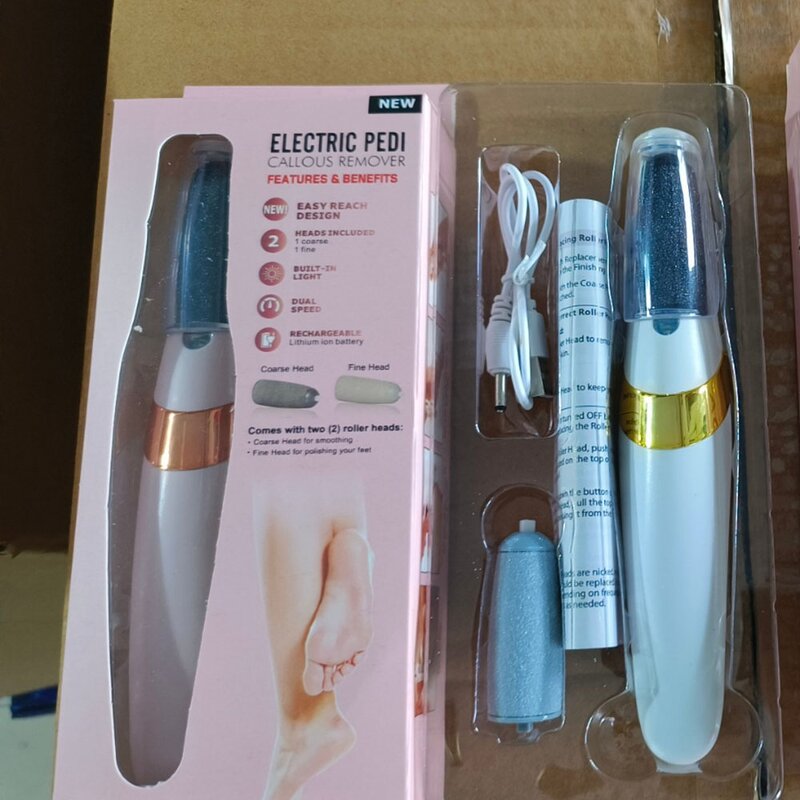 Foot File Manufacturer - Rechargeable Electric Waterproof Grinder with Two Speed LED Light