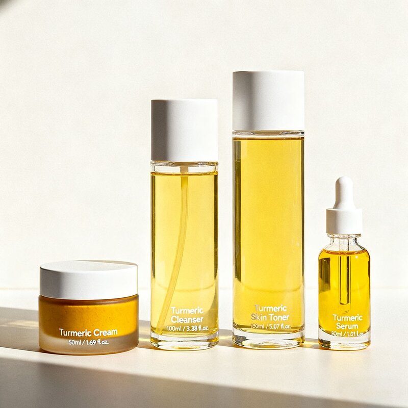 Facial Kit Manufacturer - Private Label Organic Turmeric Anti-Acne Whitening for Glowing Skin