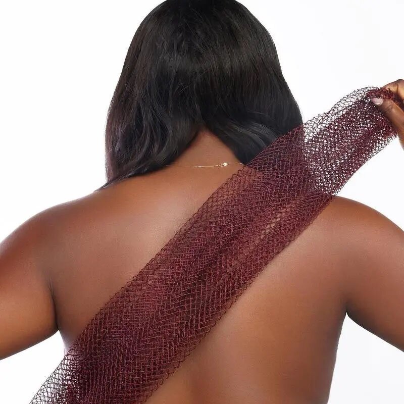 Exfoliating Net Sponge Manufacturer - African Natural Bath Scrubber Daily Shower Back Scrubber
