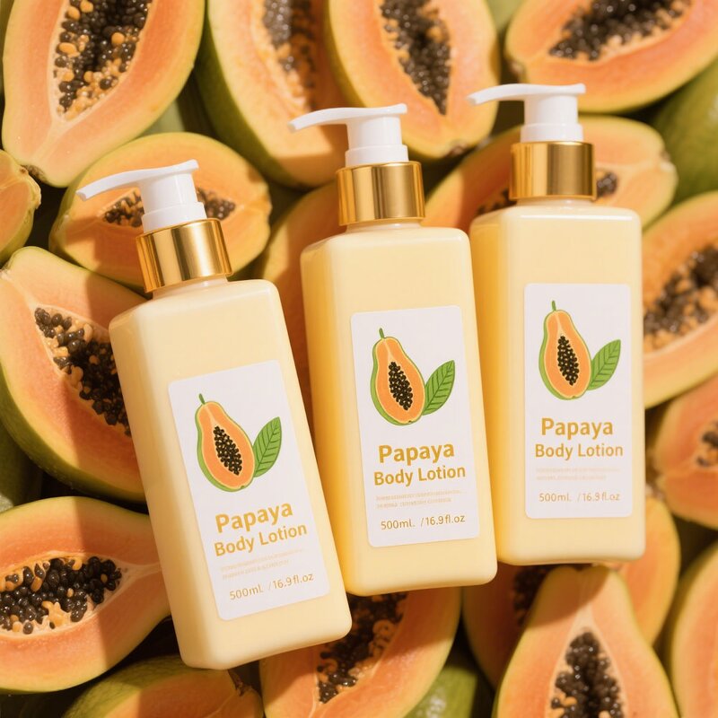 Body Lotion Manufacturer - 7 Days Whitening with Papaya Extract Organic Carrot Kojic Acid