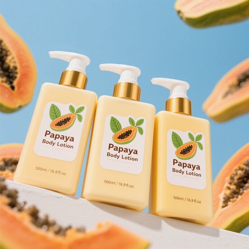 Body Lotion Manufacturer - 7 Days Whitening with Papaya Extract Organic Carrot Kojic Acid