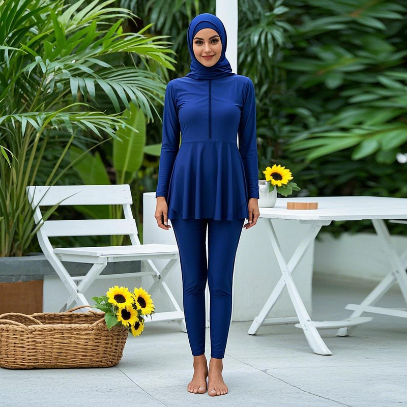 Swimsuit Manufacturer - High Quality Long Sleeve Burkinis with Full Coverage Hijab