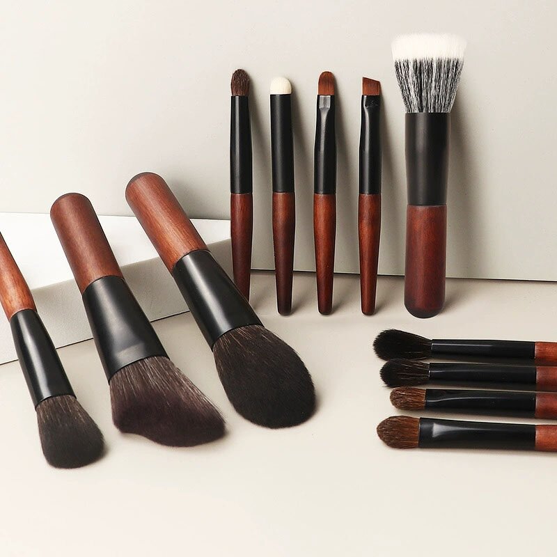 Makeup Brushes Set Manufacturer - 12Pcs Premium Synthetic Foundation Powder Concealer with Travel Bag