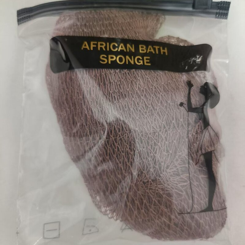 Exfoliating Sponge Manufacturer - Long African Real Sapo Mesh Cloth for Dead Skin Removal