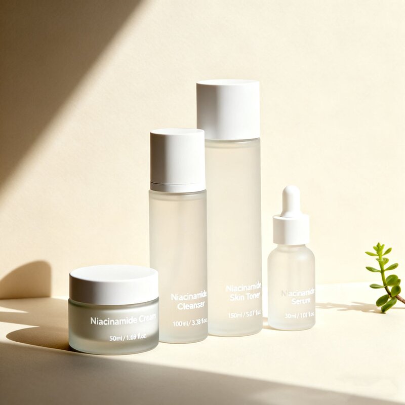 Skincare Set Manufacturer - Private Label Niacinamide Brightening Hydrating Anti-Aging Face Kit