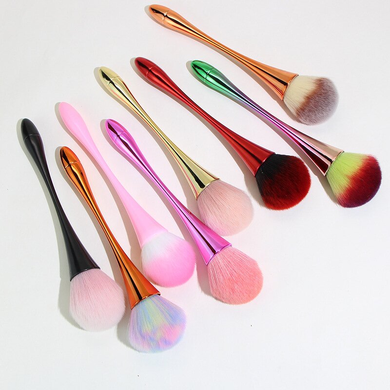 Makeup Brushes Manufacturer - Custom Logo Nylon Fiber Professional Loose Powder Hair Brush