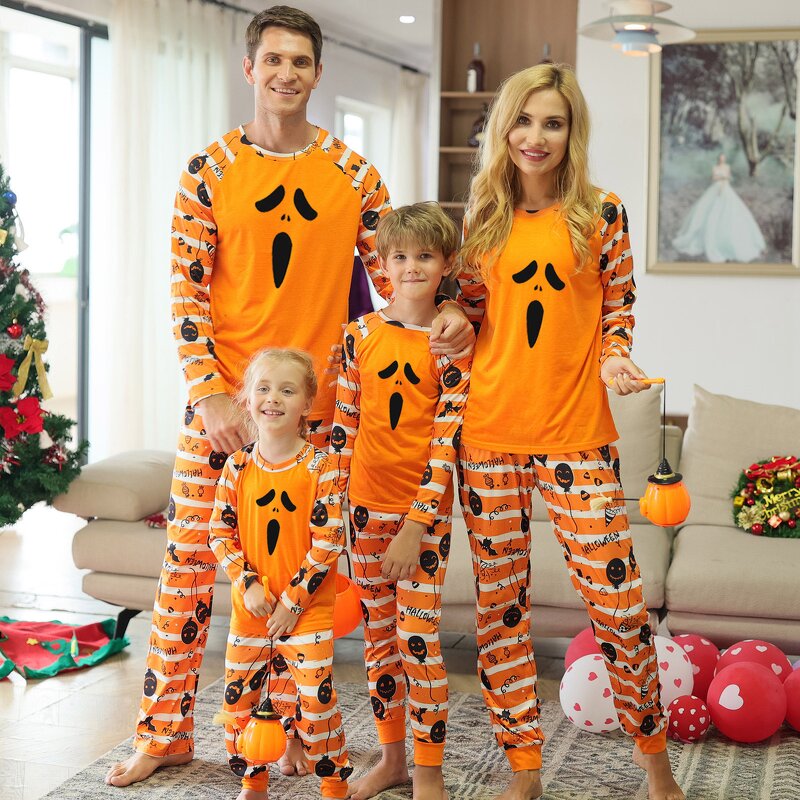 Loungewear Manufacturer - Christmas Long Sleeve Sleepwear Suit Family Matching Pajamas