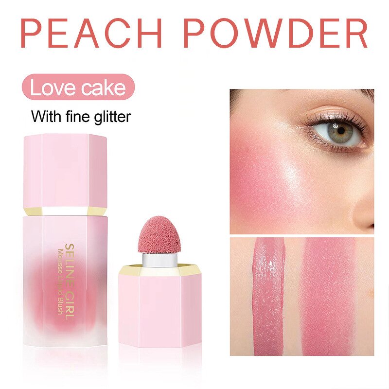 Blusher Manufacturer - SPF Vegan Cream Liquid Blush Maquillaje Makeup Custom Logo