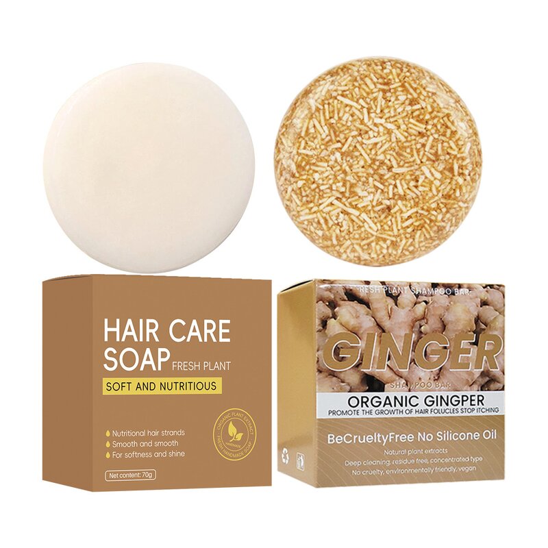 Soap Manufacturer - Best Coconut Turmeric and Ginger Foaming Hand Bar for Hair Growth
