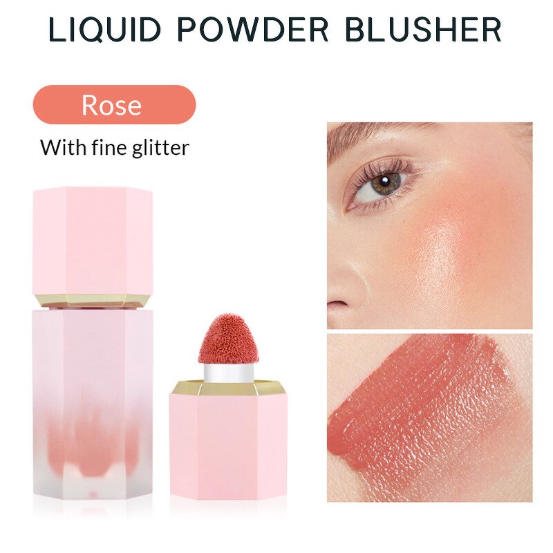Blusher Manufacturer - SPF Vegan Cream Liquid Blush Maquillaje Makeup Custom Logo