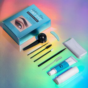 Eyebrow Tinting Kit Manufacturer - Liquid Semi-Permanent Brow Tint Dye With Brush