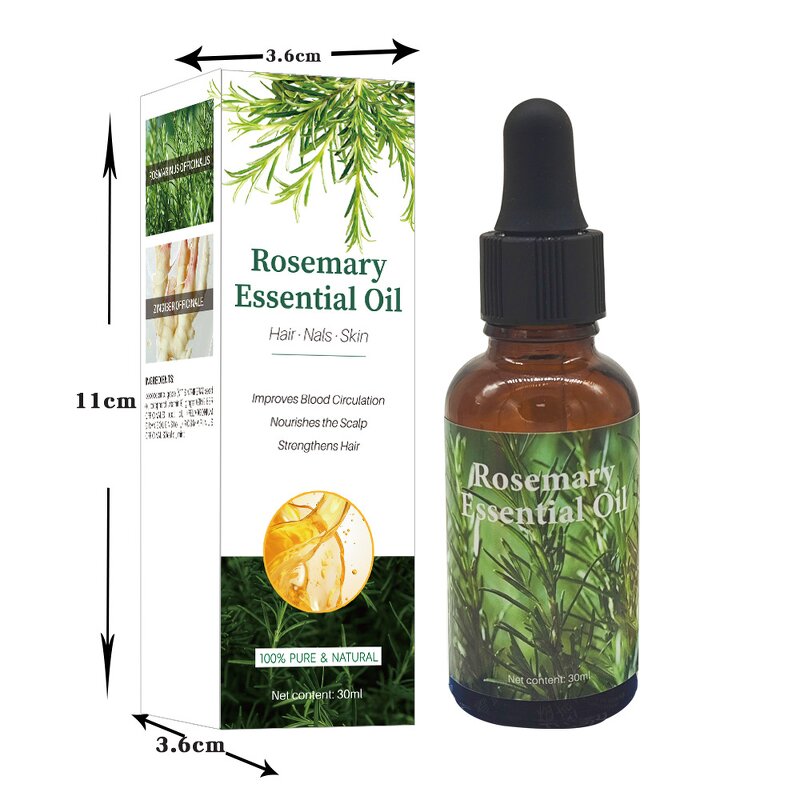 Hair Growth Oil Manufacturer - DIY Organic Castor Rosemary Mint Peppermint Scalp Care Serum