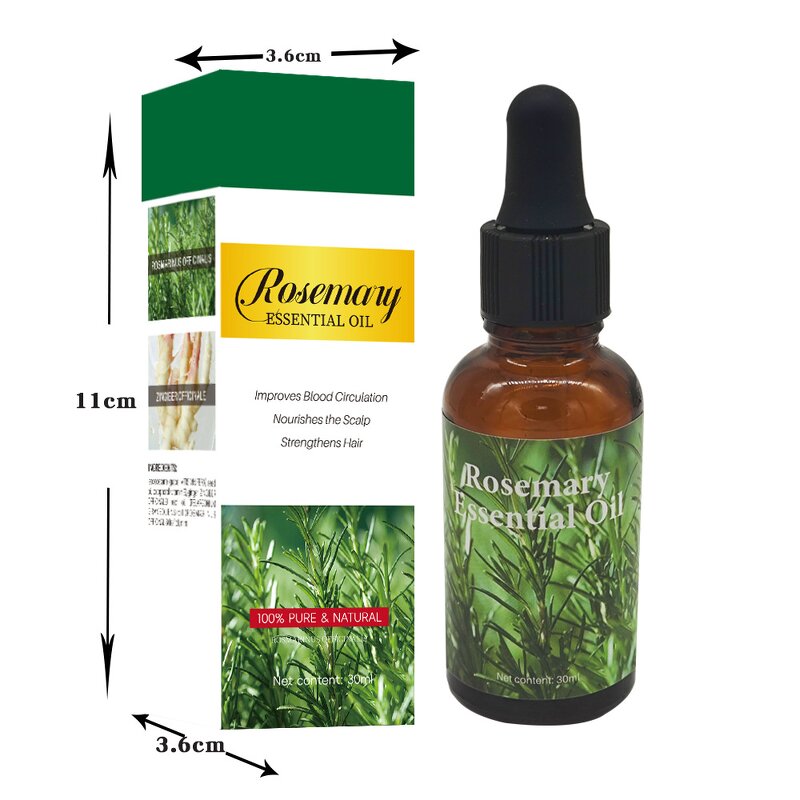 Hair Growth Oil Manufacturer - DIY Organic Castor Rosemary Mint Peppermint Scalp Care Serum