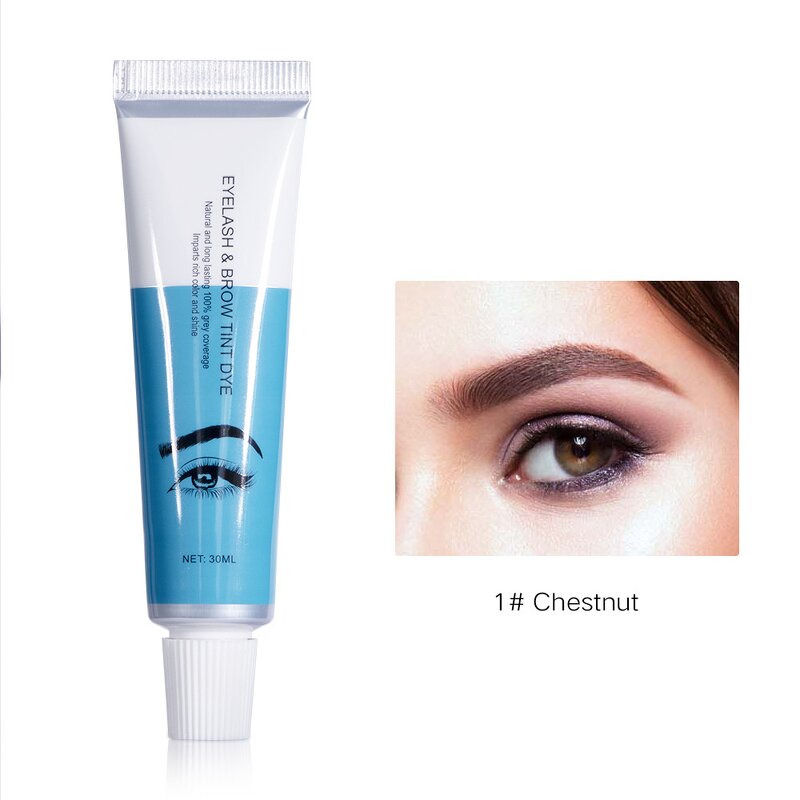 Eyebrow Tinting Kit Manufacturer - Liquid Semi-Permanent Brow Tint Dye With Brush